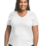 Hanes Just My Size Cotton Jersey Short Sleeve V-Neck T-Shirt (Plus Size) #OJ091