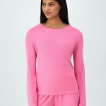 Hanes Originals Women's SuperSoft Comfywear Rib Long Sleeve T-Shirt #HLT218