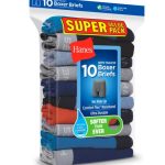 Hanes Comfort Flex Boys' Boxer Brief Underwear, 10-Pack #B74P10