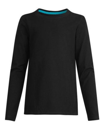 Hanes Girls' Long Sleeve Crewneck T-Shirt #OK123