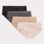 Hanes Girls' Tween Underwear Seamless Hipster Pack, Neutrals, 4-Pack #GSMHP1
