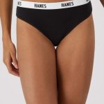 Hanes Soft & Breathable Women's Ribbed Cotton Bikini Underwear, 3-Pack #D342AS