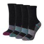 Hanes Absolute Comfort Women's Crew Socks, 4-Pairs #HWACC4