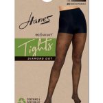 Hanes EcoSmart Women's Sheer Control Top Tights, Diamond Dot #HG0013