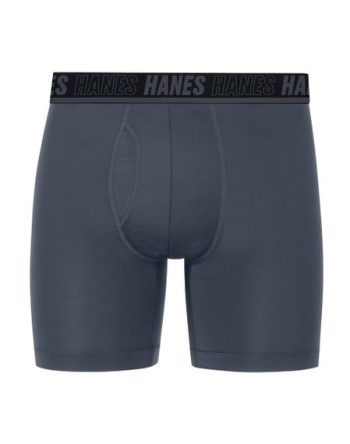 Hanes Moves Ultimate Men's Anti-Chafe Boxer Brief Underwear, Total Support Pouch, X-Temp, 1-Pack, 6 #UMSBE1
