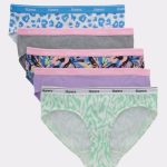 Hanes Originals Girls' Underwear Hipster Pack, Solids & Prints, 5-Pack #GOGNHA