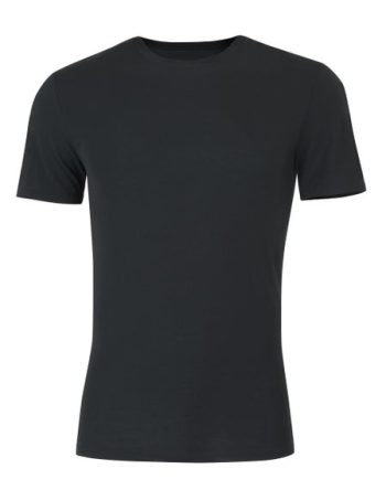 Hanes Perfect Flex Men's Tee, Black Crewneck Undershirt, 1-Pack #UJTCB1