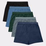 Hanes Originals Boys' SuperSoft Knit Boxer Underwear, 5-Pack #BRO2KB