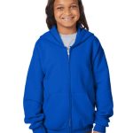 Hanes EcoSmart Kids' Full-Zip Fleece Hoodie #P480