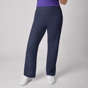 Hanes EcoSmart Women's Fleece Sweatpants with Open Bottom Legs, 30.5 #O4629