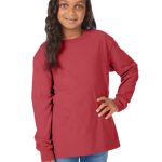 Hanes Kids' Garment Dyed Long Sleeve T-Shirt #GDH275??GRTDYE
