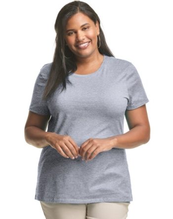 Hanes Just My Size Women's Cotton Crewneck T-Shirt (Plus Size) #OJ777