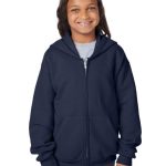 Hanes EcoSmart Kids' Full-Zip Hooded Jacket #OP480