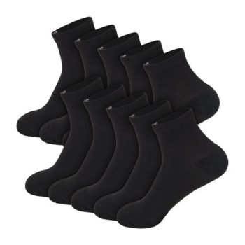Hanes Moves X-Temp Women's Ankle Socks, 10-Pairs, Shoe Sizes 5-9 #HWMA10