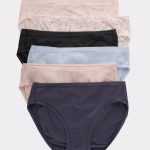Hanes Women's Super Stretch Microfiber Bikini Underwear, Comfort Flex Fit, 6-Pack #CF42M6