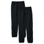 Hanes EcoSmart Men's Fleece Sweatpants, Value 2-Pack, 32 #A650
