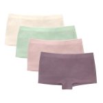 Hanes Girls' Tween Underwear Seamless Boyshort Pack, Assorted, 4-Pack #GSMBS2