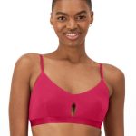 Hanes Originals Women's SuperSoft Scoop Cut-Out Crop Bralette #MHO112