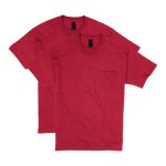 Hanes Beefy-T Unisex Pocket T-Shirt, Value 2-Pack #XP90