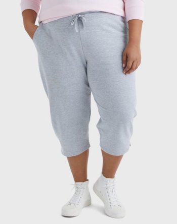 Hanes Just My Size Women's French Terry Capris, 19 (Plus Size) #OJ185