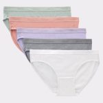 Hanes Originals Girls' SuperSoft Bikini Underwear, 5-Pack #GOSSBK