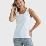 Hanes Women's Mini-Ribbed Cotton Tank #O9341