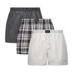 Hanes Originals Ultimate Men's Cotton Stretch Woven Boxer Underwear, Plaids/Prints, 3-Pack #UOGWE3