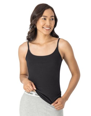 Hanes Originals Comfywear Women's Shelf Bra Cami #HLW004