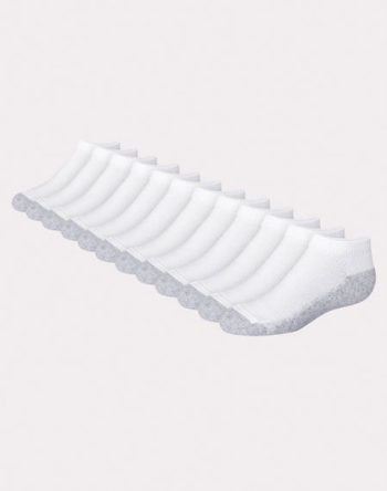 Hanes Double Tough Boys' Cushion No Show Socks, 12-Pairs #BRLN12