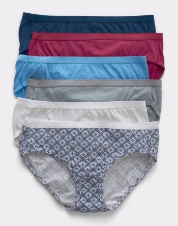 Hanes Ultimate Women's Breathable Hipster Underwear, 6-Pack #41H6CC
