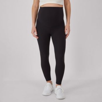 Hanes Maternity Women's Leak Protection 7/8 Leggings, 25 Inseam #MT113