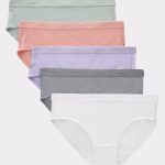Hanes Originals Girls' SuperSoft Hipster Underwear, 5-Pack #GOSSHP