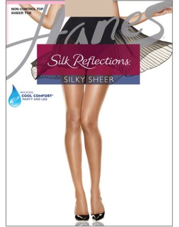 Hanes Silk Reflections Sheer Toe Pantyhose #Q00715