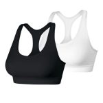 Hanes Sport Women's Racerback Sports Bra with Compression, 2-Pack #O91782