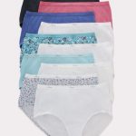 Hanes Women's Breathable Cotton Brief Underwear, White or Assorted, 10-Pack #PW40WH