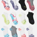 Hanes Cool Comfort Girls' Mesh Ankle Socks, 12-Pairs #HGBA12