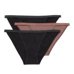Hanes Originals Women's SuperSoft String Bikini Underwear, 3-Pack #OB45AS