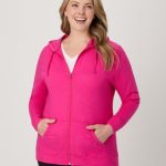 Hanes Women's Slub Jersey Full Zip Hoodie #O9249