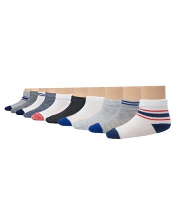 Hanes Infant/Toddler Boys' Ankle Socks, 10-Pairs #TBVA10