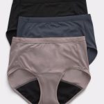 Hanes Comfort, Period. Women's Brief Period Underwear, Light Leaks, Neutrals, 3-Pack #LL40AS
