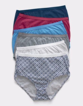 Hanes Ultimate Women's Breathable Brief Underwear, 6-Pack #40H6CC