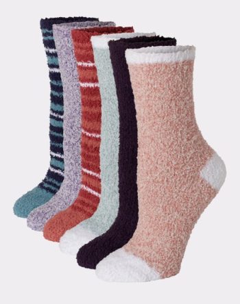 Hanes Women's Cozy Crew Socks, 6-Pairs #CYW683