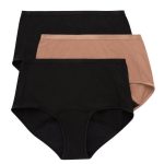Hanes Comfort, Period. Women's Brief Period Underwear, Super Leaks, 3-Pack #SP40AS