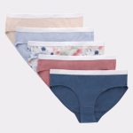 Hanes Originals Girls' Tween Hipster Underwear, Fashion Assorted, 5-Pack #GOGNH2