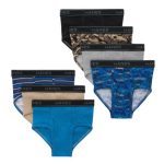Hanes Comfort Flex Boys' Brief Underwear, Prints & Solids, 7-Pack #B780G7