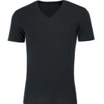 Hanes Perfect Flex Men's Tee, Black V-Neck Undershirt, 1-Pack #UJTVB1