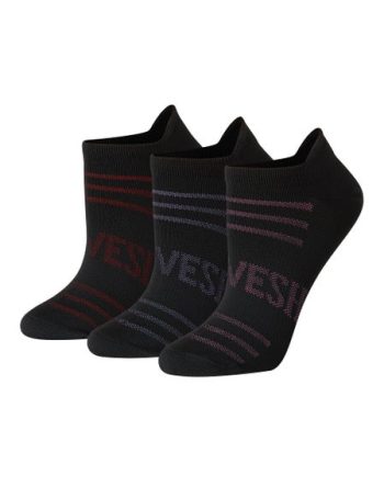 Hanes Moves Women's Seamless Stretch No Show Tab Socks, 3-Pairs #HWMH3