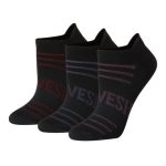 Hanes Moves Women's Seamless Stretch No Show Tab Socks, 3-Pairs #HWMH3