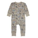 Hanes Pure Comfort Baby Long Sleeve Footless Sleep N' Play, Organic Cotton, Boys & Girls #BP2ZP1