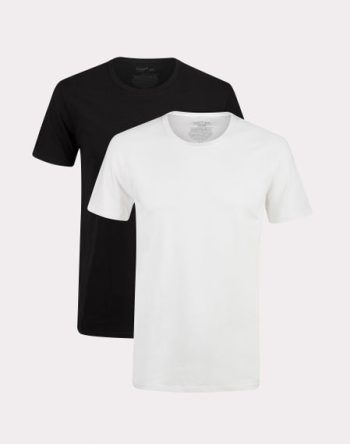 Hanes Originals Ultimate Men's Crewneck T-Shirt, Slim Fit, 2-Pack #UOGCW2